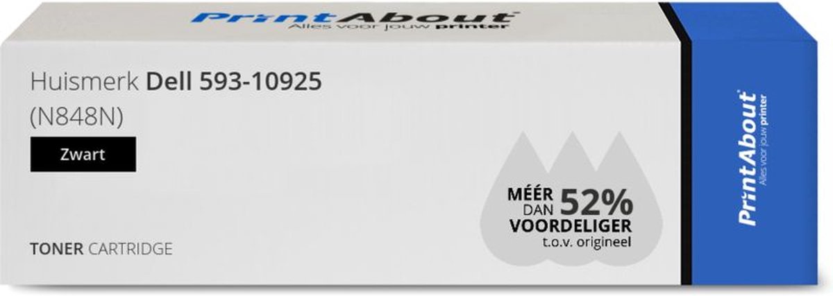 PrintAbout - Alternatief voor de Dell 593-10925 / zwart