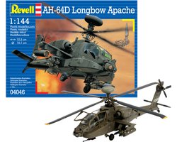 Revell Modelbouwpakket Militaire voertuigen - 04046 AH-64D Longbow Apache Plastic - 1:144 - Modelbouw