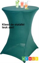 *** Statafel Hoes Donker Groen - Statafelrok - Feestje - Ø 80 x 110 cm - van Heble® ***