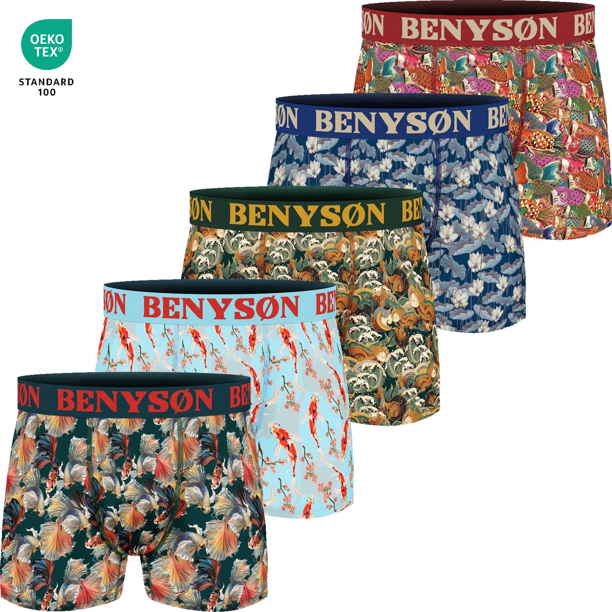 Benyson Boxershorts - 5-pack Viscose - 2605 - XXL