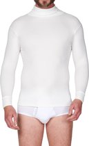 Beeren Heren Thermo Colshirt - Lange mouwen - Warm thermoshirt hoge hals - Wit / L