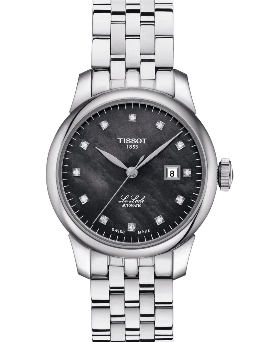 Tissot Le Locle T0062071112600 Horloge - Staal - Zilverkleurig - Ø 30 mm