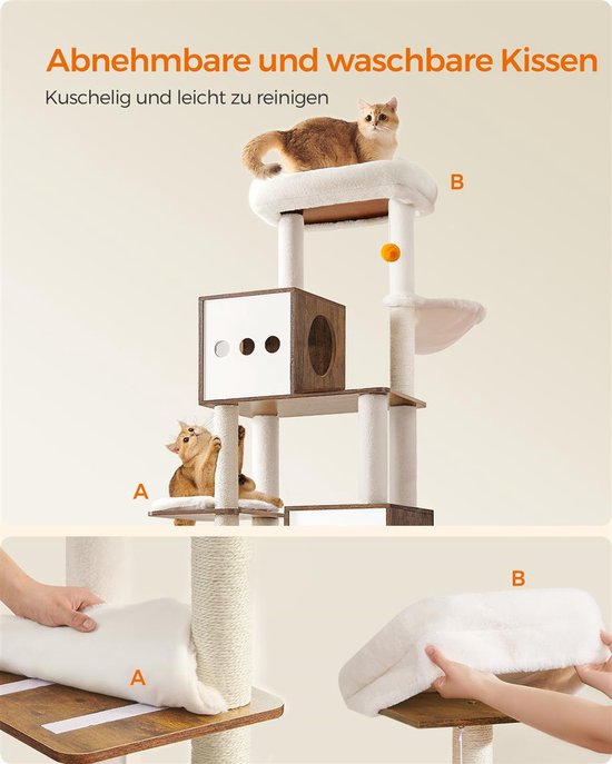 Feandrea Krabpaal met kattenbak Benjamin - kopen bij
