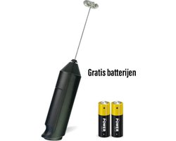 Melkopschuimer-Inclusief batterijen-Melkopschuimer Electrisch-Handmatige Melkopschuimer-Inclusief batterijen-Elektrische Melkopschuimer - Melkschuime