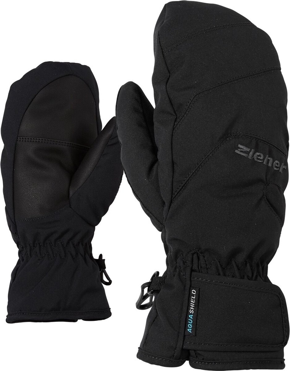 Ziener Lizzardolo AS Skihandwanten Junior Wintersporthandschoenen Unisex Zwart
