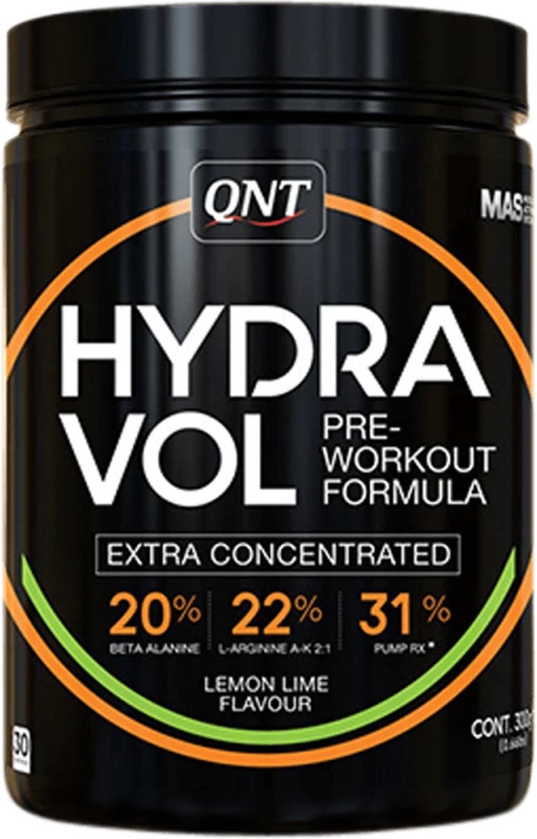 Goedkoopste QNT Hydravol 300g | pre workout booster | lemon & lime smaak