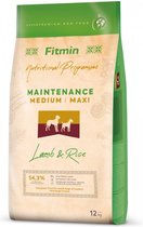 Fitmin Dog Medium Maxi Lam & Rijst 12kg