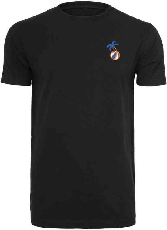 Mister Tee - Summer Basketball EMB Heren T-shirt - M - Zwart