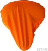 ESTARK® Oranje Zadelhoes Waterdicht - Zadelhoezen voor de Fiets - Zadel Cover - Zadel Zak - Hoes - Elastisch - Oranje
