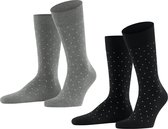 Esprit Fine Dot 2-Pack duurzaam organisch katoen multipack sokken heren veelkleurig - Maat 39-42