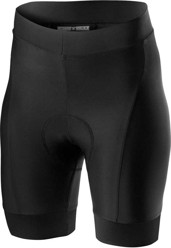 Castelli Fietsbroek zonder bretels Dames Zwart Grijs - CA Prima Short Black/Dark Gray  - XS