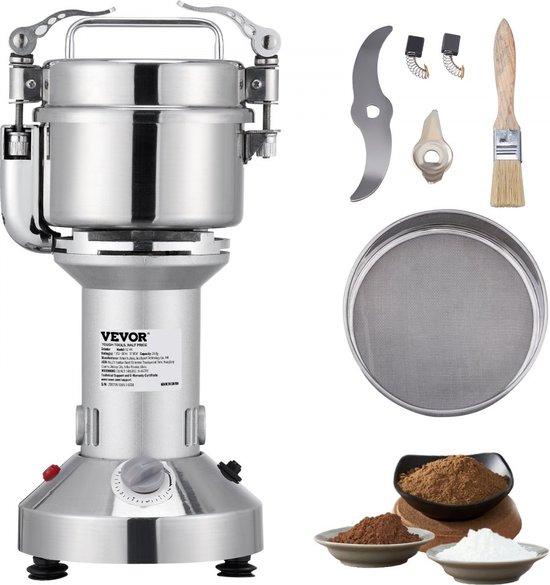 Dakta® Moulin à grains électrique 300 g, rectifieuse 1900 W, robot  culinaire