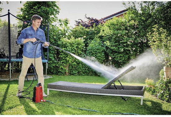 Einhell Elektrische Hogedrukreiniger TC-HP 90 - 1200 W - Max. 90 bar - 372 l/u - Incl. 3m hogedrukslang, pistool, lans en diverse sproeiers van Einhell — afbeelding 4