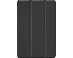 Shop4 - Samsung Galaxy Tab S5e Hoes - Bookcase - Magneetsluiting - Sleepcover - Trifold Functie - Zwart