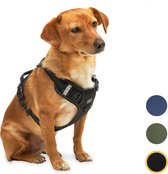 Hondentuigje - Anti-Trek Tuig - Hondenharnas - Y Tuig Hond - Reflecterend - Zwart - Maat S