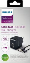 Philips Chargeur mural USB DLP2307U / 12