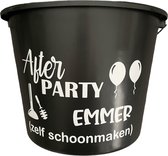 Cadeau Emmer-After Party Emmer-12 liter-Zwart-Cadeau-Geschenk-Gift-Kado-Verjaardag