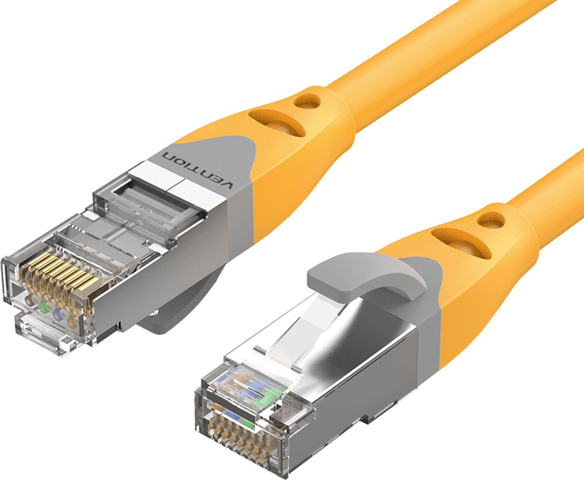 Vention IBHYF netwerkkabel Geel 1 m Cat6a S/FTP (S-STP)