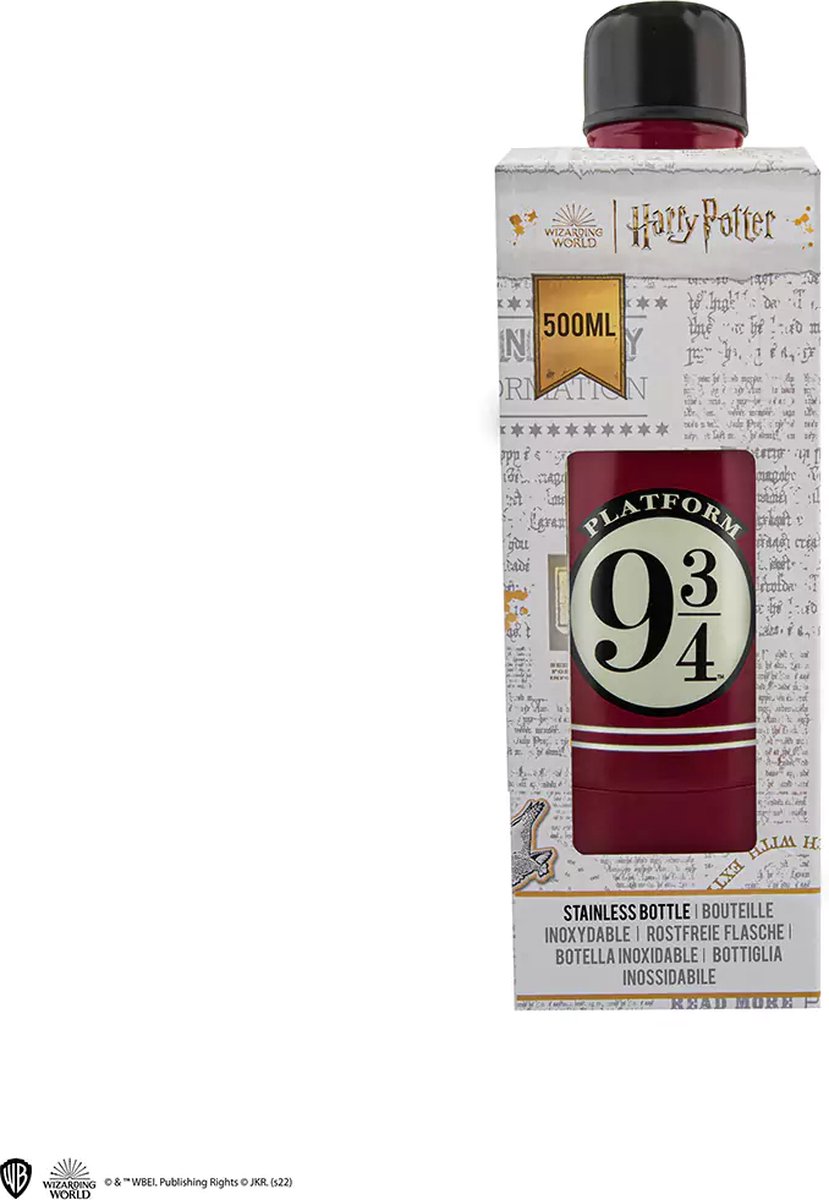 Harry Potter Platform 9 3/4 Metalen Waterfles