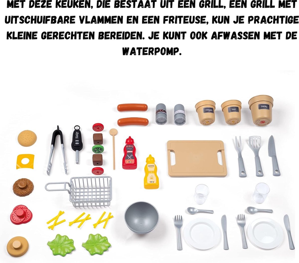 Smoby Buitenkeuken - Speelkeuken — afbeelding 4
