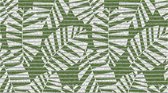 Tapis de salle de bain Raved Feuilles 65 x 80 - Zwart - Antidérapant - Lavable - Lavable