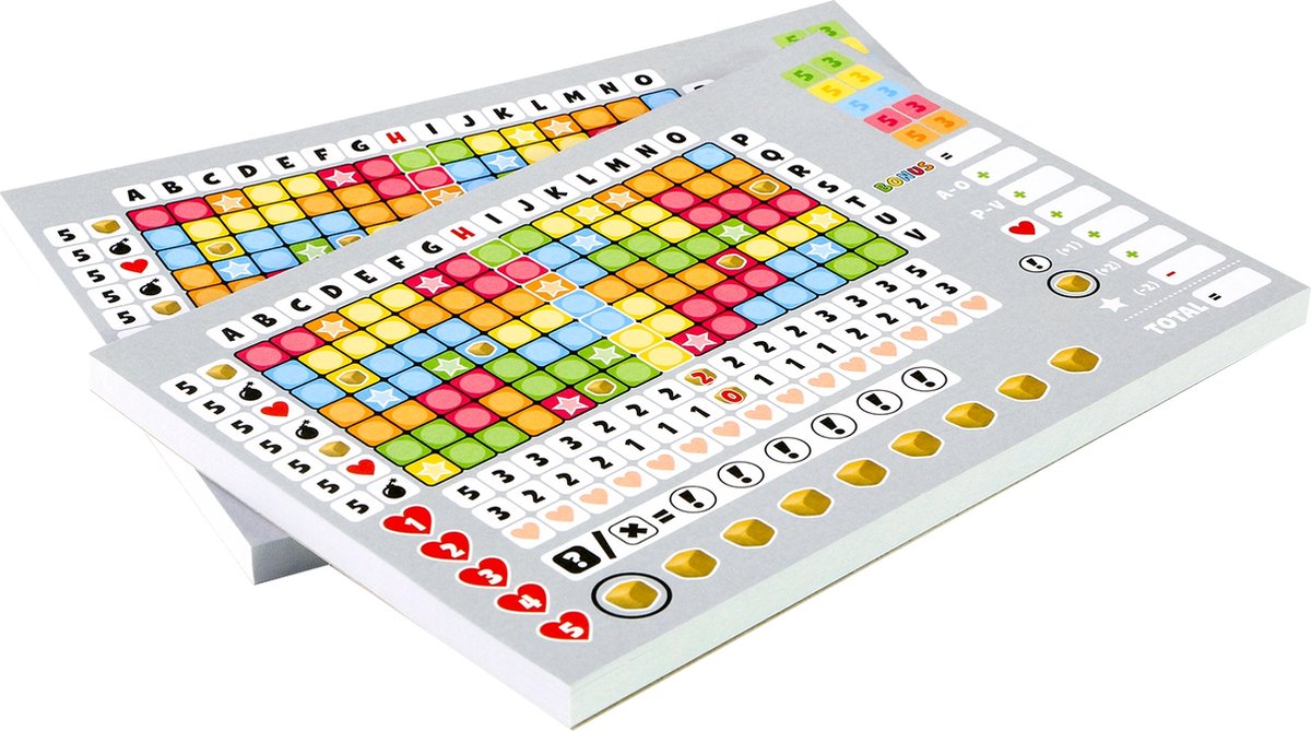 999 Games - Scoreblokken - Keer op Keer 2 - Twee stuks Level 1 - Dobbelspel — afbeelding 3