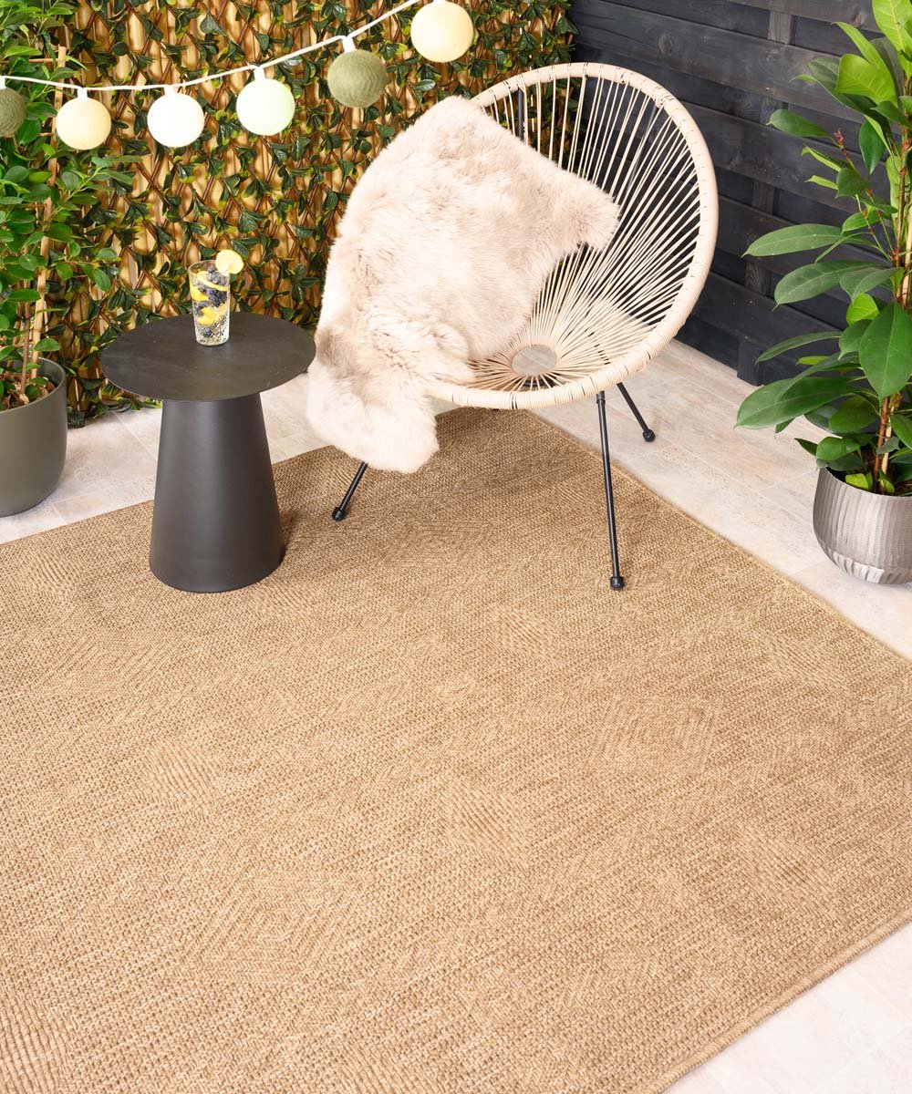Jute balkonkleed - Boho Bliss beige 80x250 cm