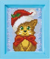 Pixelhobby Geschenkverpakking Kerst Kitten 31422