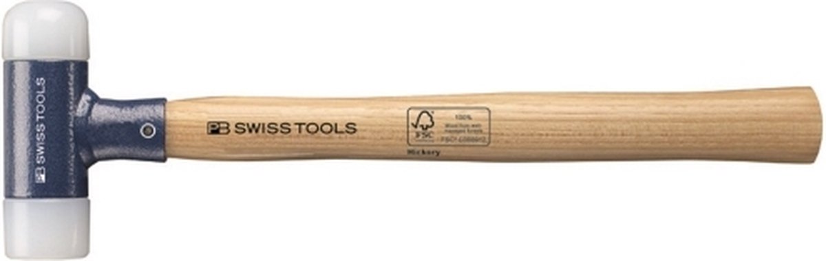 PB Swiss Tools hamer nylon 466 gr terugslagvrij met hickory steel - PB300.4