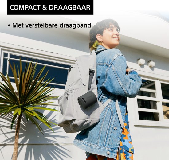 Sony SRS-XB100 - Draagbare Bluetooth Speaker - Zwart van Sony — afbeelding 3