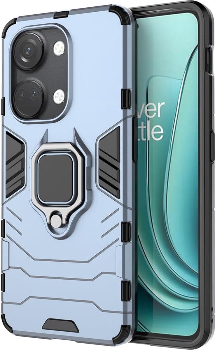Geschikt voor OnePlus Nord 3 Shockproof hoesje 360 graden - Blauw