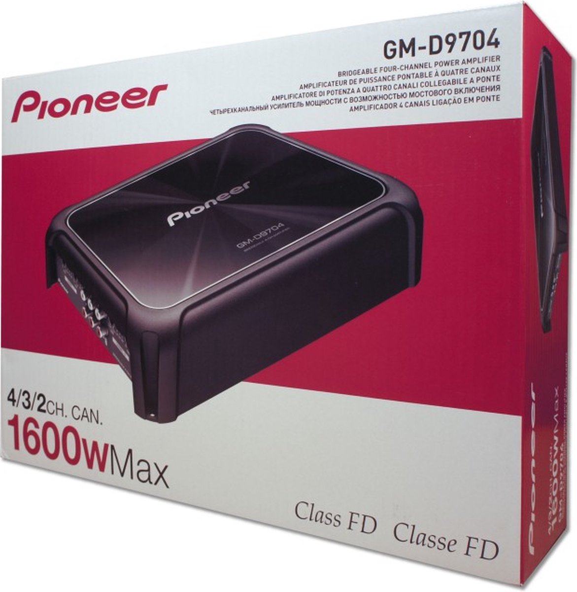 Pioneer GM-D9704 - Autoversterker - 4 kanaals - 1600 Watt – foto 5