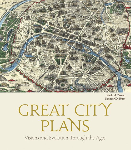 Kaart van Parijs met de titel 'Great City Plans'.
