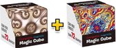 2 x SHASHIBO | 3D Magic Cube | Breinbreker | Magnetisch | 72 figuren | fidget | Magische 3D Kubus