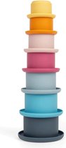 BigJigs Stapelbare Bekers - Stapel speelgoed - Siliconen speelgoed - Meerkleurig - Vanaf 12 maanden
