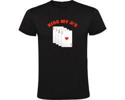 Kaarten Poker Heren T-shirt - spel - game - casino - grappig shirt