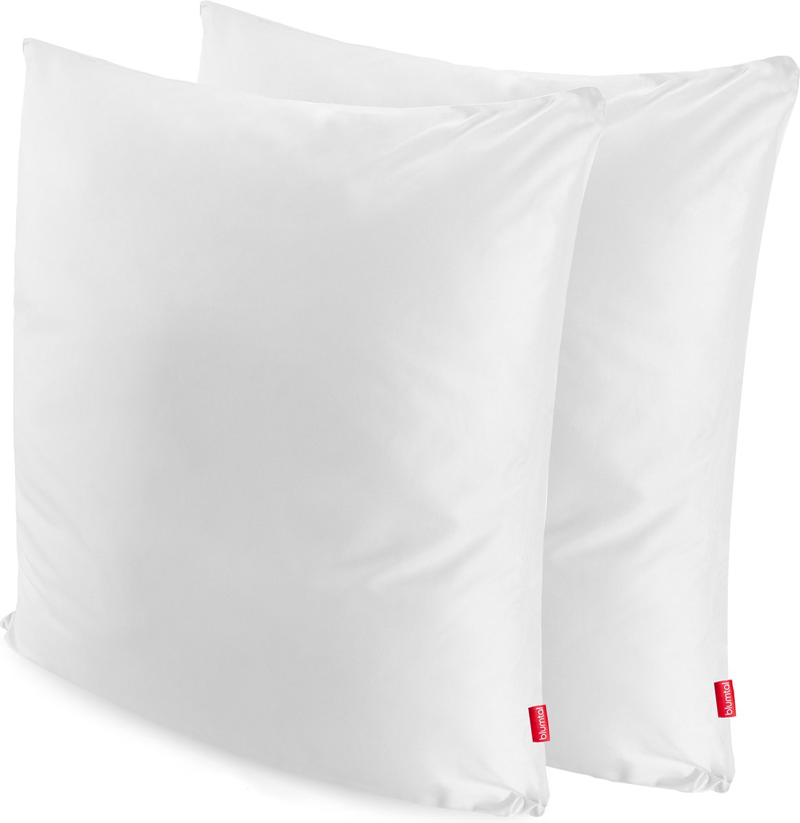 Blumtal Kussen Uno - Hoofdkussen met aanpasbare vulling - 100% Microvezel - 80 x 80cm - Set van 2 Wit