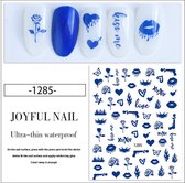 Twee vel Prachtige nieuwe design NagelStickers/ 2 vel , 130 tips/ Manicure Nagel stickers / Nail stickers