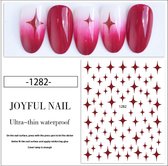 Twee Vel Prachtige nieuwe design NagelStickers/ 2 vel , 100 tips/ Manicure Nagel stickers / Nail stickers