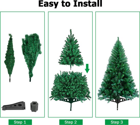 Kunstkerstboom Premium PVC Kerstboom – Hoogte 120 cm volle kerstboom Kunstkerstboom Premium PVC Kerstboom – Hoogte 120 cm volle kerstboom