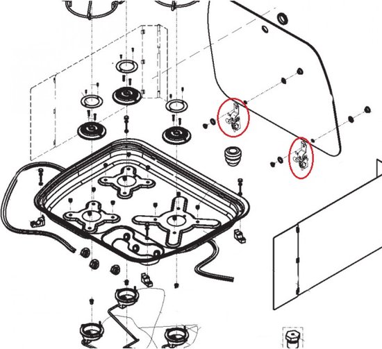 Dometic CE99-ZF460 Kit Scharnier Compleet (2pc) | bol