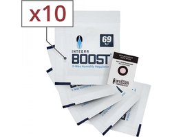 Colibri by Integra Boost - 69% - 8 gr - (10 stuks) - 2-Way Humidity Regulator - Humidor Bevochtiger - Boveda