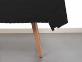 Raved Zwart Polyester Tafelkleed  140 cm x  240 cm - Kreukvrij