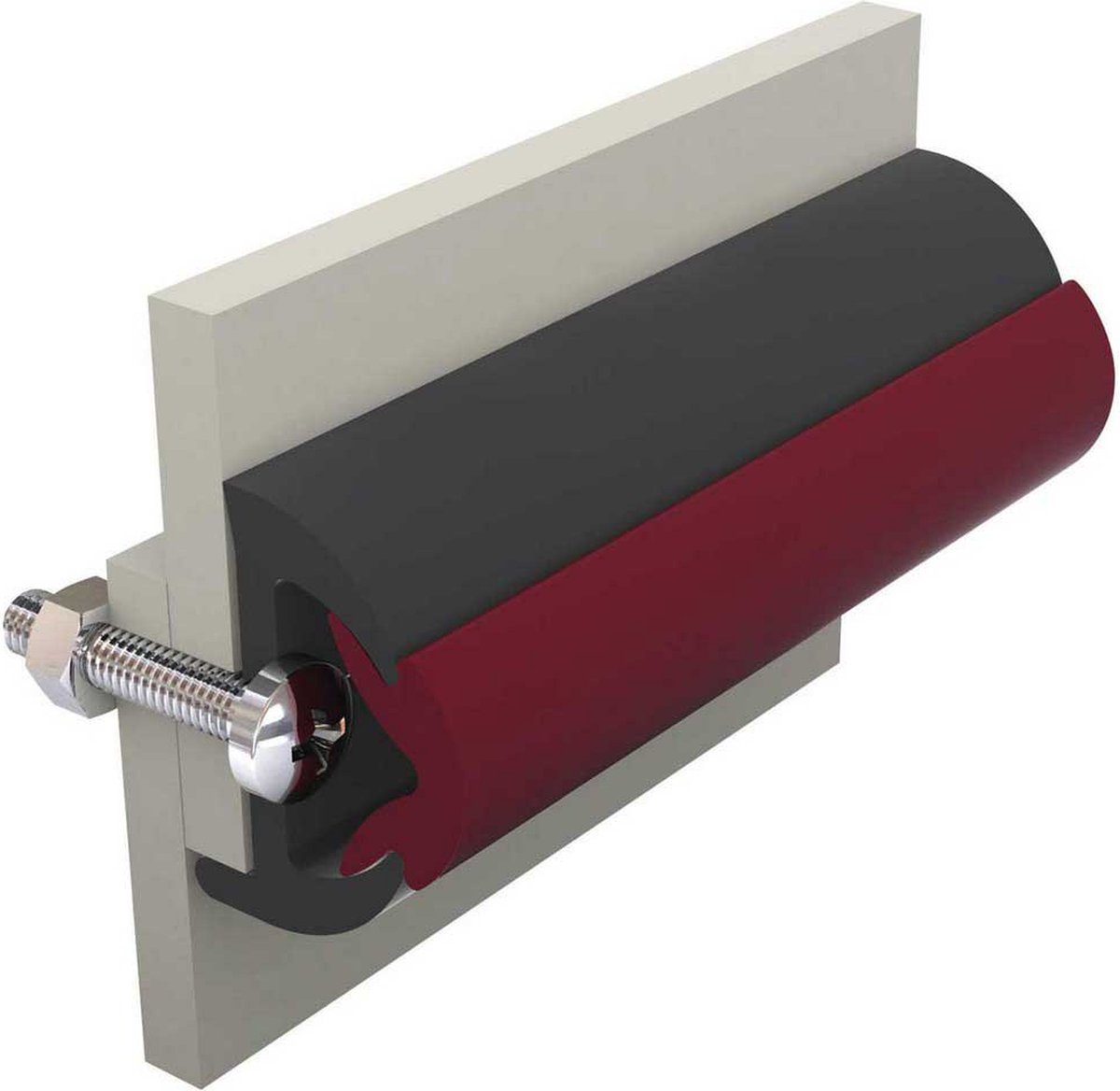 Vetus Vinyl Beschermstrip 30 M Zwart 40 x 31 mm