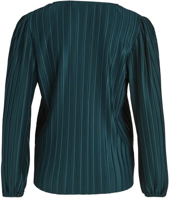 Ril Rev V Neck L S Top Cornet Blue Detail D main image 0