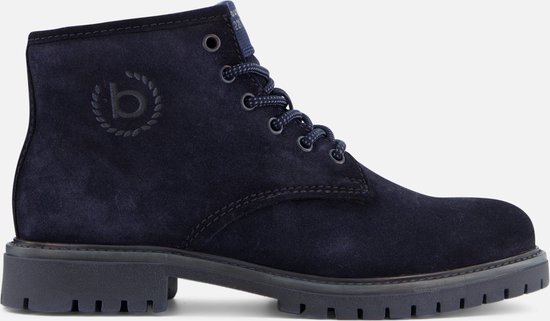 Bugatti Blaco Veterboots blauw Suede - Maat 43