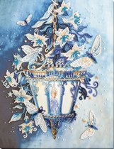 Kralen Borduurpakket ABRIS ART - WHITE MAGIC - Witte Magie - kraaltjes borduren