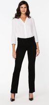 NYDJ Marilyn Straight Jeans Zwart Premium Denim (Petite) | Black