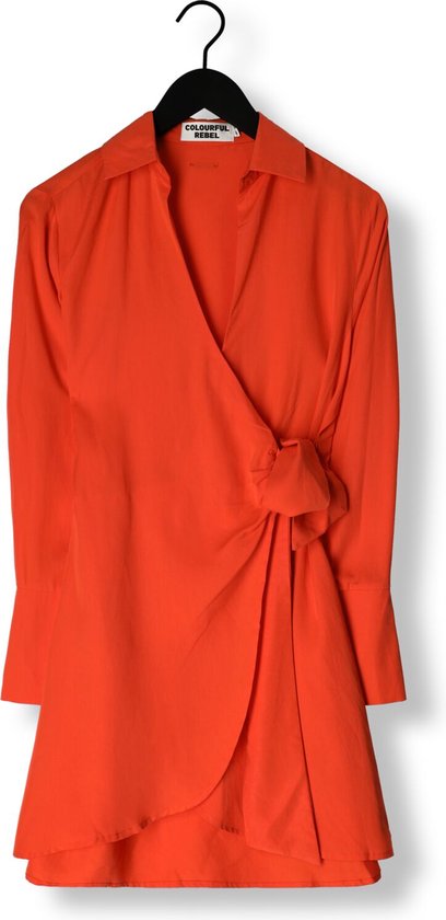 Colourful Rebel Hette Uni Wrap Mini Dress- Maat M