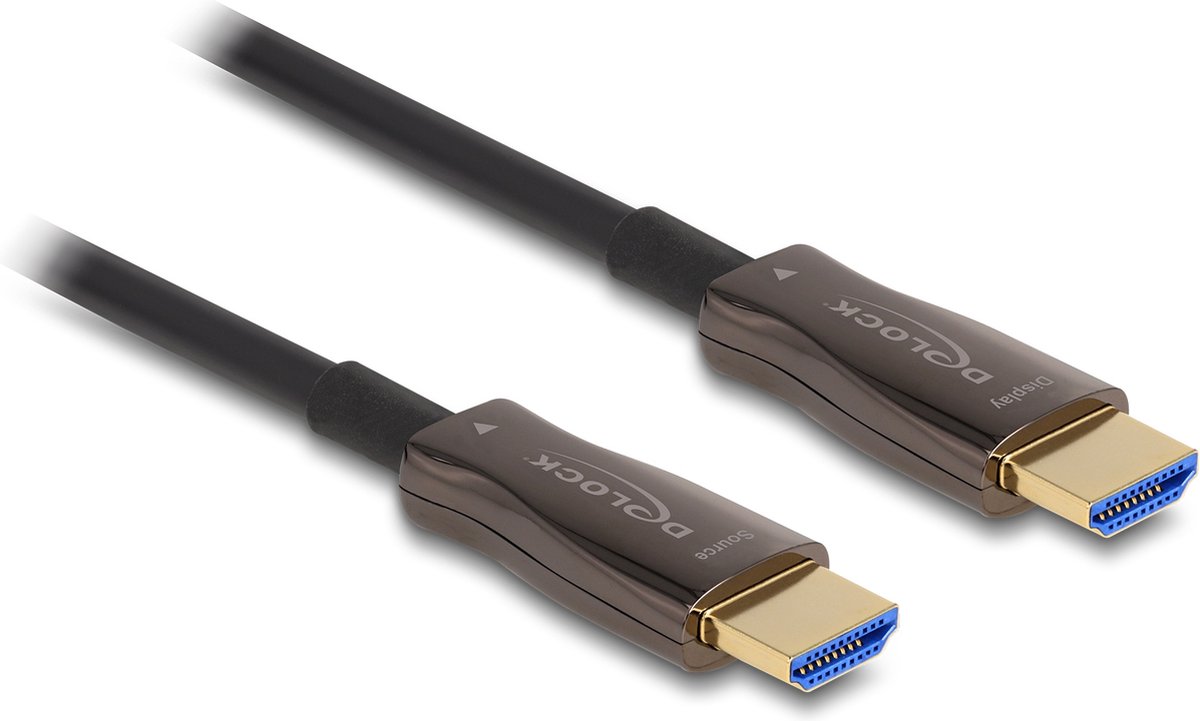 Delock Active Optical HDMI Cable with metal armouring 8K 60 Hz 10 m